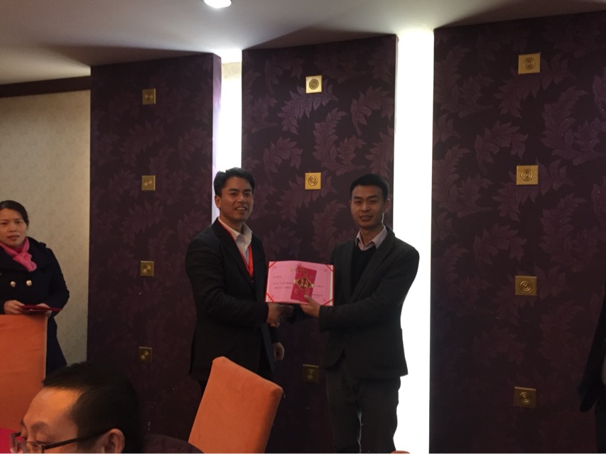 2015年度博揚智能裝備優秀員工頒獎合影